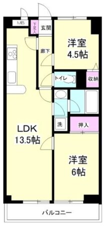 リレント相武台の物件間取画像